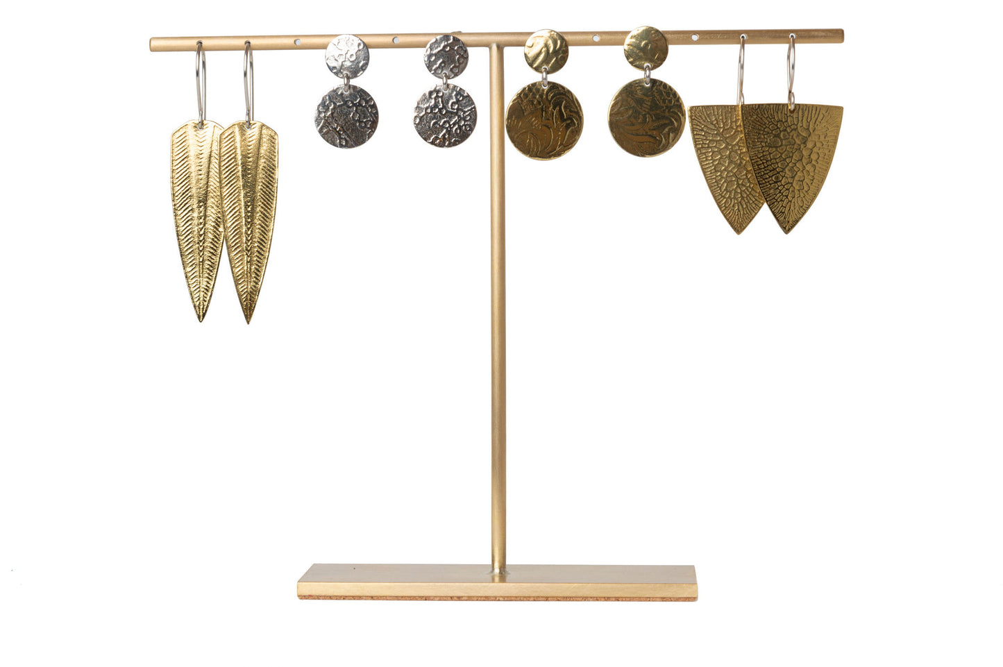 Becki - Solid Brass Jewellery Display Stand for Multiple Pairs of Earrings