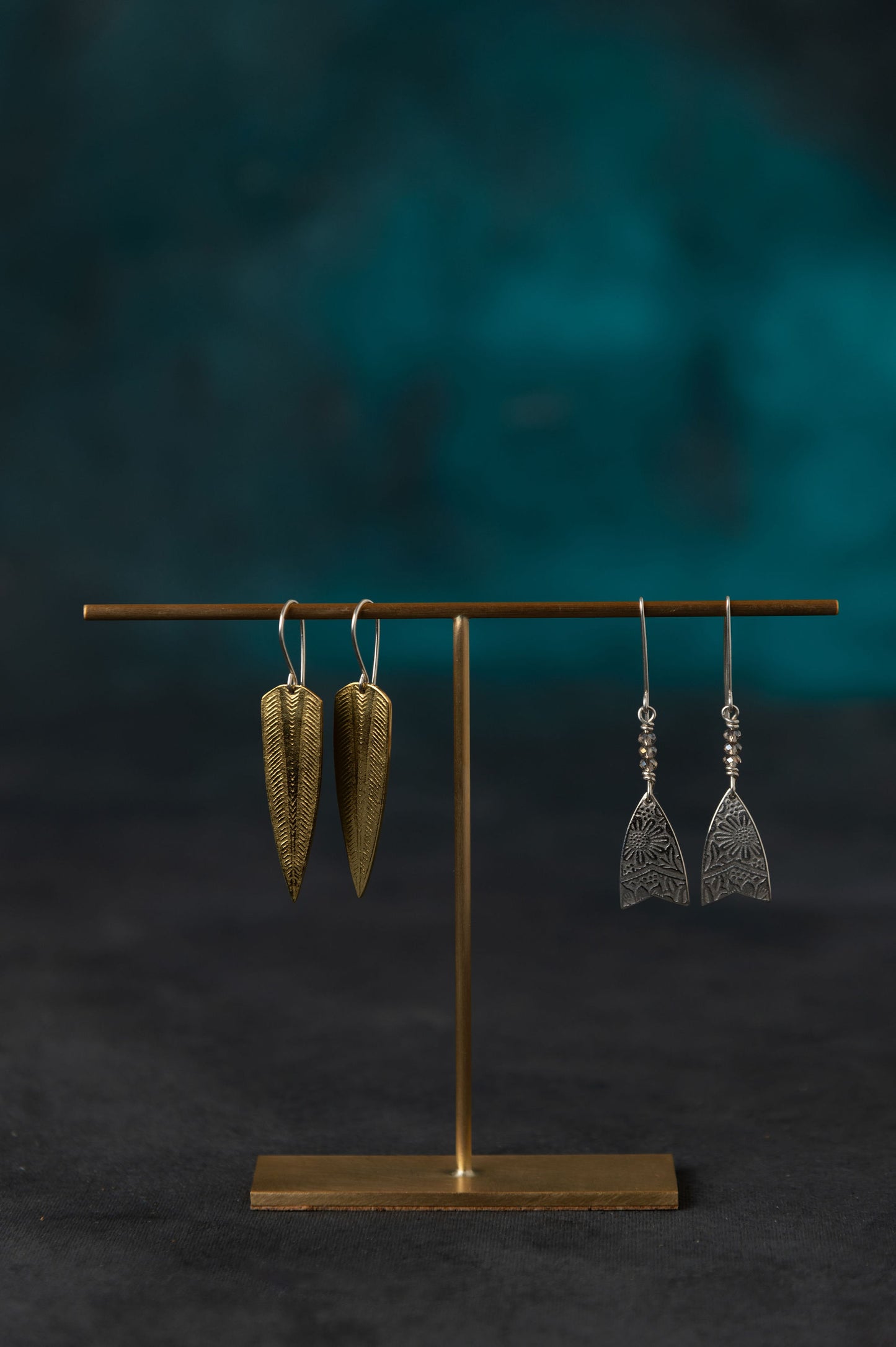 Becki - Solid Brass Jewellery Display Stand for Multiple Pairs of Earrings