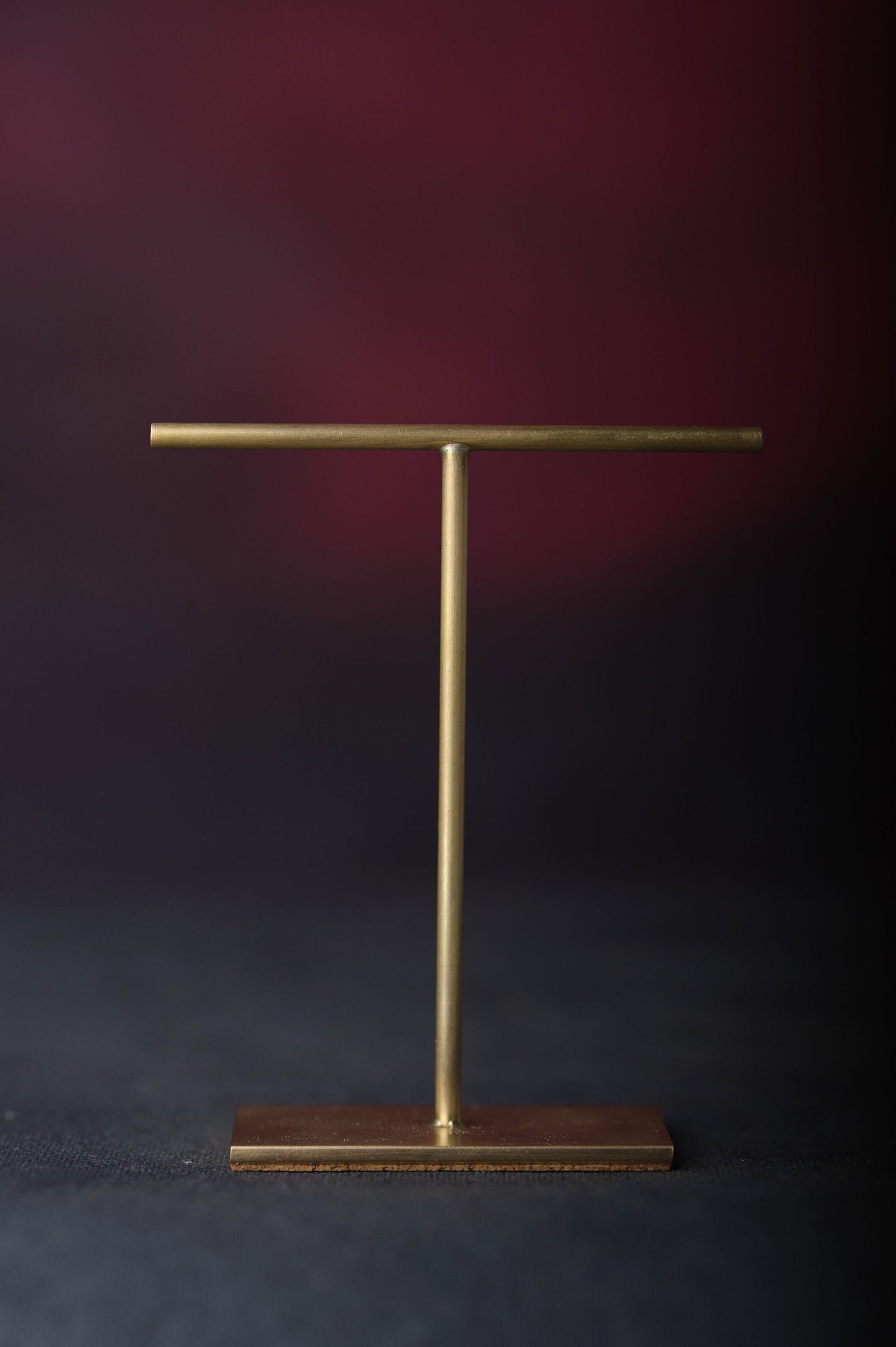 Imelda - Set of 5 Solid Brass T-Bar Earring Stand 80 mm Tall, 6 Variations Available