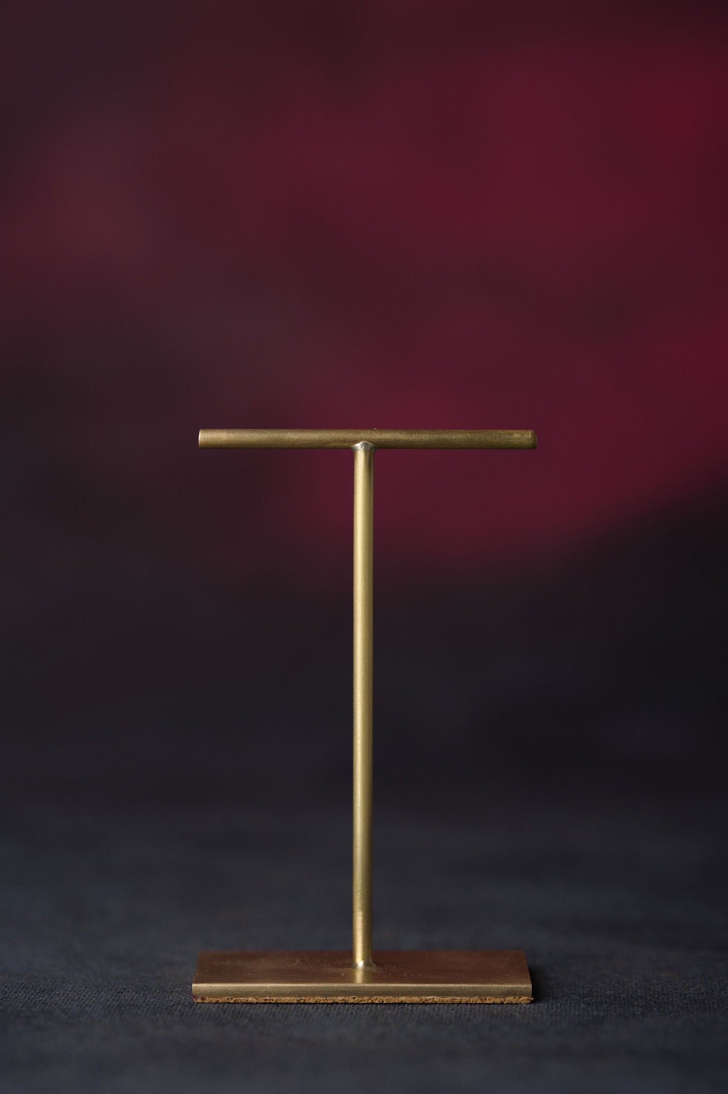 Imelda - Set of 5 Solid Brass T-Bar Earring Stand 80 mm Tall, 6 Variations Available
