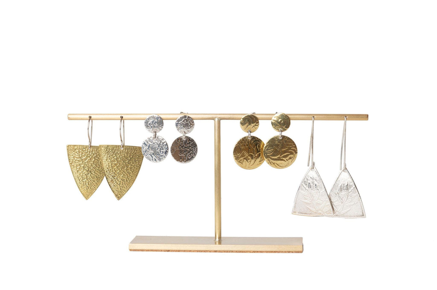 Beatrix - Solid Brass Jewellery Display Stand for Multiple Pairs of Earrings