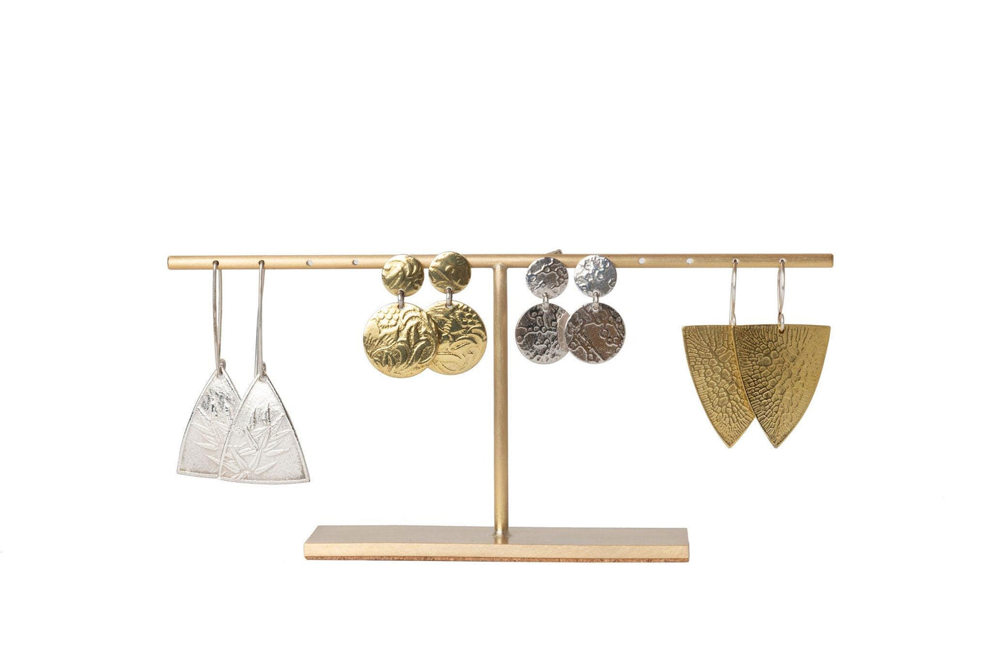 Beatrix - Solid Brass Jewellery Display Stand for Multiple Pairs of Earrings