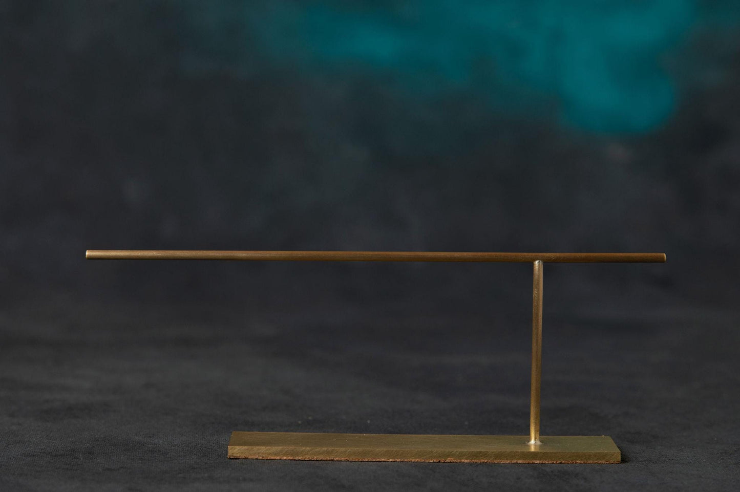Georgia - Asymmetric Solid Brass Earrings Display Stand