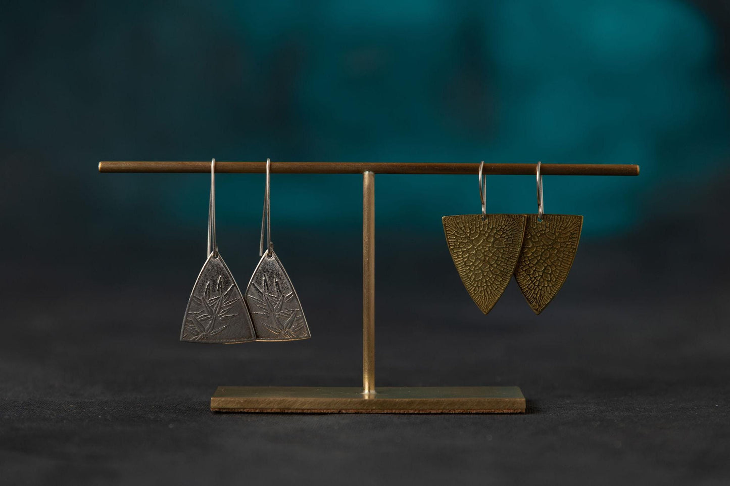 Beatrix - Solid Brass Jewellery Display Stand for Multiple Pairs of Earrings