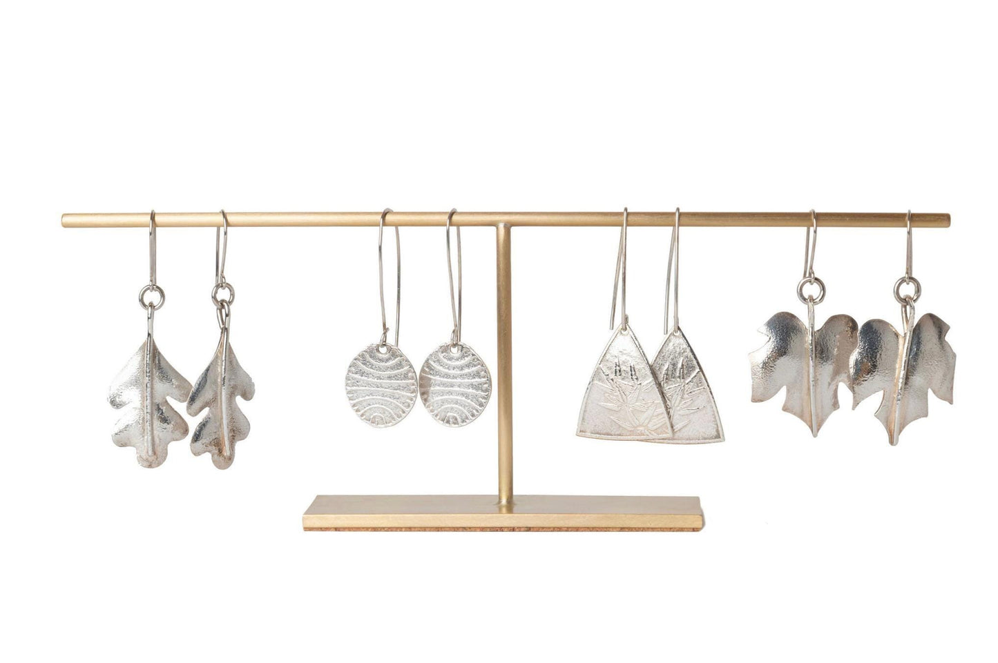Sue - Solid Brass Jewellery Display Stand for Multiple Pairs of Earrings