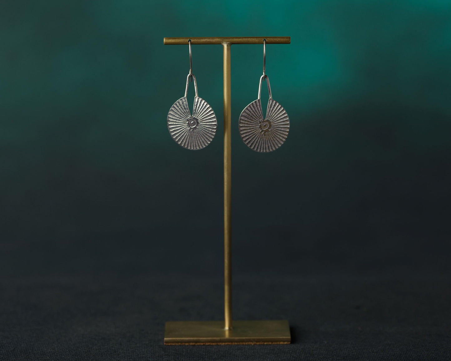Janet - Solid Brass T-Bar Earring Stand 120 mm Tall, 5 Variations Available