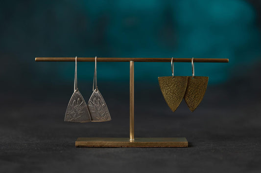Beatrix - Solid Brass Jewellery Display Stand for Multiple Pairs of Earrings