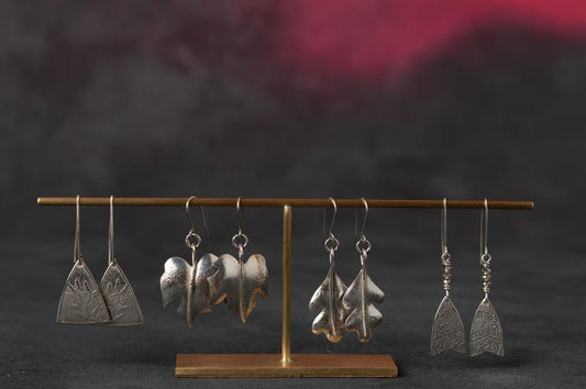 Sue - Solid Brass Jewellery Display Stand for Multiple Pairs of Earrings