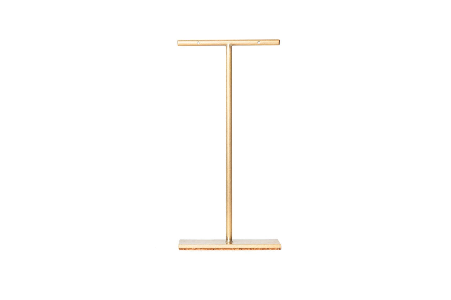 Celia - Set of 5 Solid Brass T-Bar Earring Stands 100 mm Tall, 6 Variations Available
