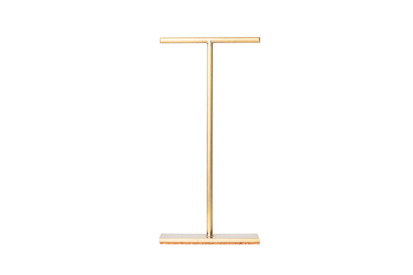 Celia - Set of 5 Solid Brass T-Bar Earring Stands 100 mm Tall, 6 Variations Available